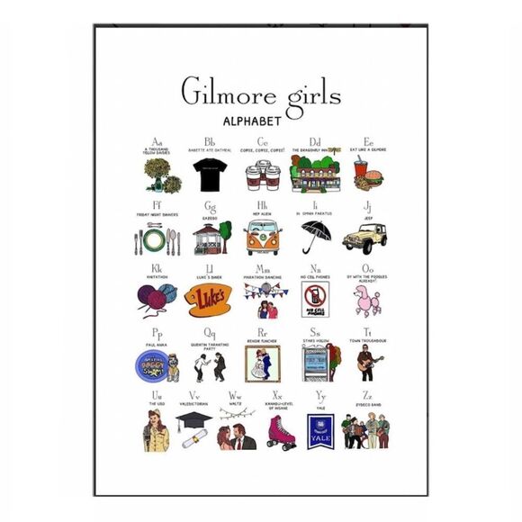 Gilmore Girls Alphabet Print - Picture 3 of 3